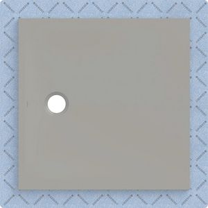 Douchevloer CleanFloor30 geïntegreerd met afdichtingsvlies grijs: 90x90cm