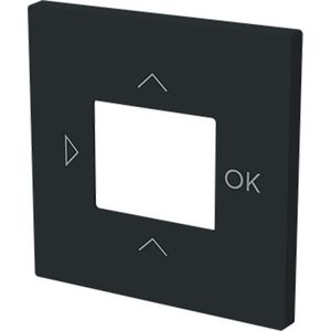 Centraalplaat voor timer/CO2/thermostaat art-matzwart (6435-45M)