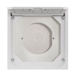 Lege behuizing met klapdeksel grijs