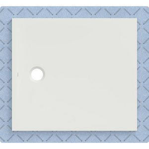 Douchevloer CleanFloor30 geïntegreerd met afdichtingsvlies wit: 100x90cm