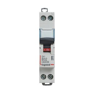 Installatieautomaat MCB DX³ 1-polig + Nul B-karakteristiek 32A 6000A