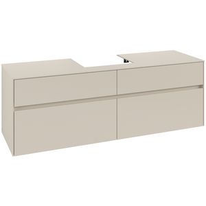 Wastafelonderkast Collaro 1600x548x500mm Cashmere Grey C07700VN
