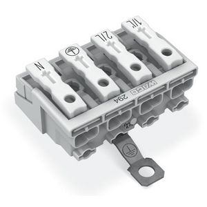 Kroonklem Drukknop extern PE-schroefcontact 294-4424 VVE=500