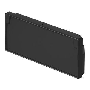 Eindkap kabelkanaal 60x150mm thermopl. RAL9011 VVE=5