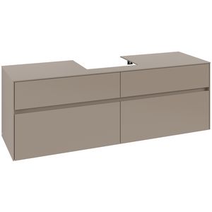 Wastafelonderkast Collaro 1600x548x500mm Taupe C07700VM