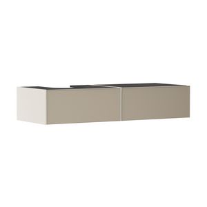 Badmeubel Xevolos E SMB 1370/550 2L consoles waskom LI. Patterned Bronze