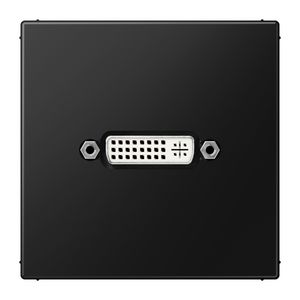 Afdekking matzwart voor 1xDVI LS990