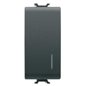 DRUKKNOP 1P 250 Vac-NO 16 A VERLICHTBAAR+AFSCHERMING VVE=12