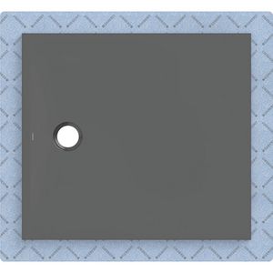 Douchevloer CleanFloor30 geïntegreerd met afdichtingsvlies grafiet: 100x90cm