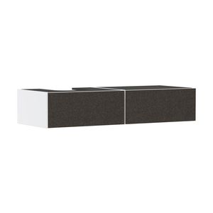 Badmeubel Xevolos E mat wit 1370/550 2L waskom/gesl. LI. TDG