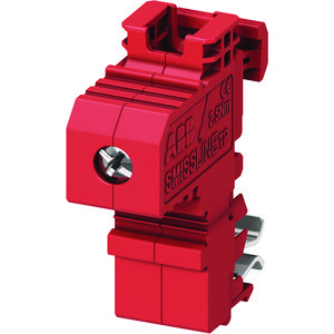 Klem max 160A 10mm² Smissline hulprail voeding en uitgang