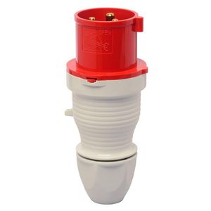 Steker 32A 3-polig 400V 9h 230309 CEE