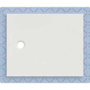 Douchevloer CleanFloor30 geïntegreerd met afdichtingsvlies wit: 110x90cm