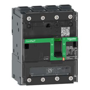 Vermogenschakelaar NSXm160B 25kA AC 4P3D 100A TM ComPact