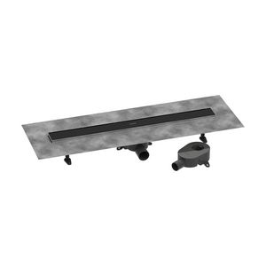 Douchegoot RainDrain Go compl.set 800 mat zwart