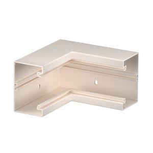 Binnenhoek 70x110mm polyvinylchlorid creme wit 9001