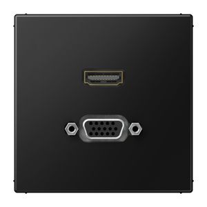 Afdekking matzwart voor HDMI/VGA LS990