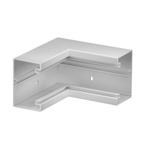 Binnenhoek 70x110mm polyvinylchlorid lichtgrijs