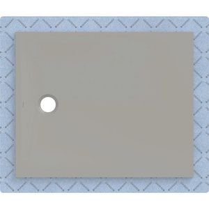 Douchevloer CleanFloor30 geïntegreerd met afdichtingsvlies grijs: 110x90cm