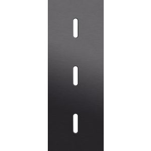 Drievoudige afdekpl. verticaal 71mm centerafstand drie enkel