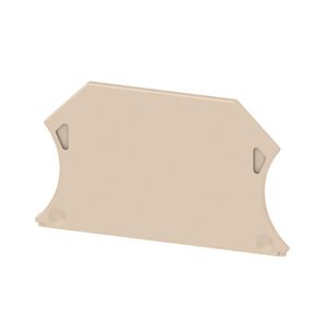 Eindplaat voor rijgklemmen 2,5-10mm²