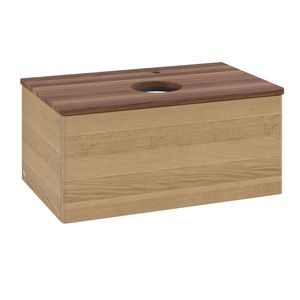 Wastafelonderkast Antao 800x360x500mm Honey Oak K30052HN