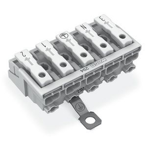 Kroonklem Drukknop extern PE-schroefcontact 294-4455 VVE=250