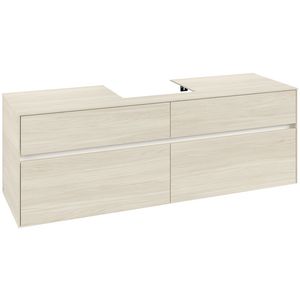 Wastafelonderkast Collaro 1600x548x500mm White Oak C07700AA