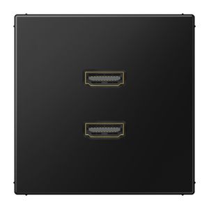 Afdekking matzwart voor 2xHDMI LS990