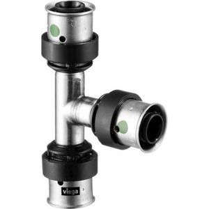 T-koppeling verlopend SMARTPRESS 25x16x20mm RVS 6718