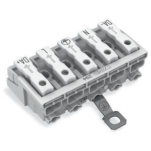 Kroonklem Drukknop extern PE-schroefcontact 294-4475 VVE=250