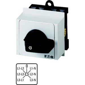 Spanningsmeteromschakelaar 7 cont. 20A 3 x fase/fase 012759
