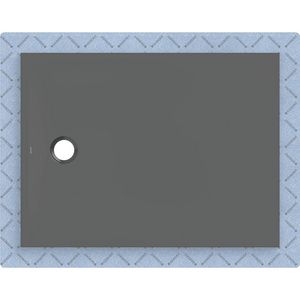 Douchevloer CleanFloor30 geïntegreerd met afdichtingsvlies grafiet: 120x90cm