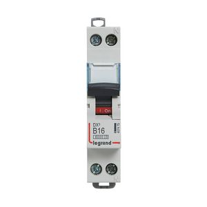 Installatieautomaat MCB DX³ 1-polig + Nul B-karakteristiek 16A 6000A