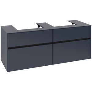 Wastafelonderkast Collaro 1400x548x500mm Marine Blue C076B0VQ