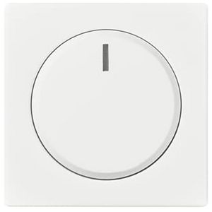 Centraalplaat + knop v draaidimmer F-matwit versterkt (6540-884-102-510)
