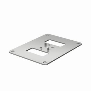 Bodemplaat 170x130x3 /gelaagd wit