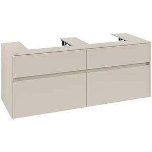Wastafelonderkast Collaro 1400x548x500mm Cashmere Grey C076B0VN