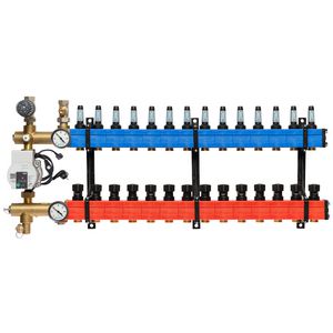 Vloerverw.verdeler 4801 E-pomp BA. 10-145l/u 14-groeps