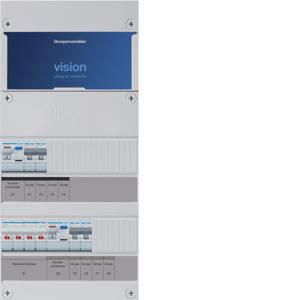 Groepenkast 4-groepenverdeler HS 2xALS 2P 30mA 3-fase