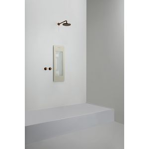 Sunshower ROUND inbouw/opbouw (excl. opbouwbeugel) ONE/S small 95x33cm Sand White infrarood