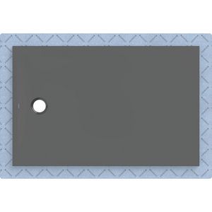Douchevloer CleanFloor30 geïntegreerd met afdichtingsvlies grafiet: 140x90cm