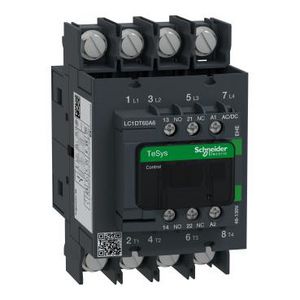 Contactor TeSys Deca 4P 60A 440V AC1 48-130V ACDC ringogen