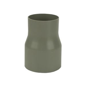 Verloopmof HWA PVC 100x80mm grijs mof/mof