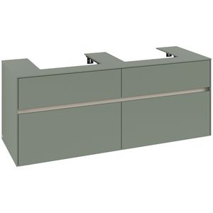 Wastafelonderkast Collaro 1400x548x500mm Soft Green C076B0AF