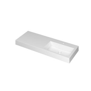 Wastafel Polystone wasbak rechts met 1 kraangat 3421049