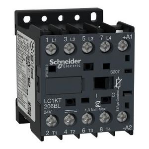 Contactor 4P (4 NO) AC-1 20 A 24V DC laag TeSys K