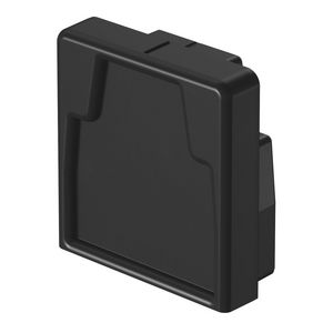 Eindkap kabelkanaal 40x40mm thermopl. RAL9011 VVE=5