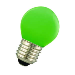 LED-lamp Ball G45 E27 230V 1W groen