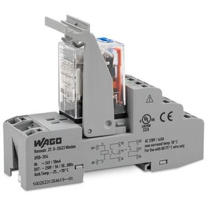 Relaismodule DC 110V 4 wisselcontacten 858-307 VVE=5